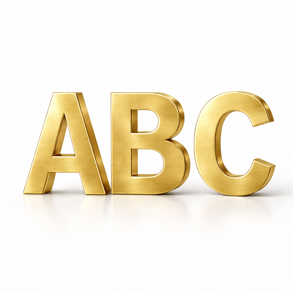 Metal Letters